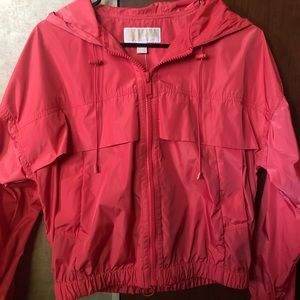 Coral peach Michael Kors rain jacket